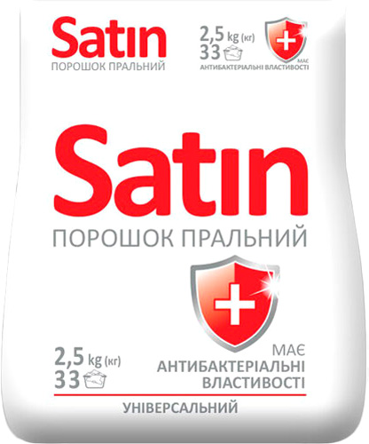 Порошок пральний SATIN Balance, для кольорової білизни, 2,5кг